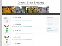 critical-mass-freiburg.de Webseite Vorschau