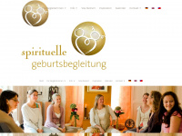 spirituellegeburtsbegleitung.com Webseite Vorschau