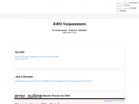 awo-vorpommern.de Webseite Vorschau
