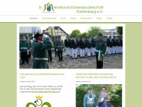 schuetzen-fuerstenberg.de Webseite Vorschau