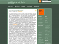 last-minute-urlaub-buchen.net Webseite Vorschau