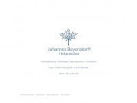johannes-beyersdorff.com Webseite Vorschau