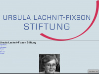 ursula-lachnit-fixson-stiftung.de Webseite Vorschau