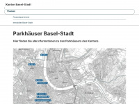 parkhaeuser.bs.ch Webseite Vorschau