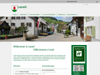 lauwil.ch Webseite Vorschau