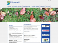 reigoldswil.ch Webseite Vorschau