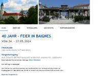 dietramszell-baignes.de Webseite Vorschau