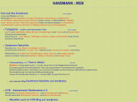 sandmann-web.de Webseite Vorschau