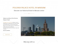 poloniapalace.com Webseite Vorschau
