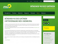 gruene-neu-isenburg.de Webseite Vorschau