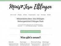 minis-herz-jesu.de Webseite Vorschau
