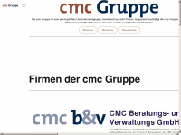 cmcgruppe.de Webseite Vorschau