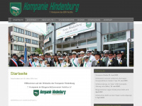 kompanie-hindenburg.de Webseite Vorschau