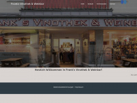 franks-vinothek.de Webseite Vorschau