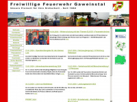 feuerwehr-gaweinstal.at Webseite Vorschau