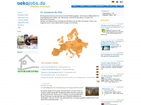 oekojobs.de Webseite Vorschau