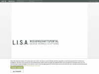 lisa.gerda-henkel-stiftung.de Webseite Vorschau