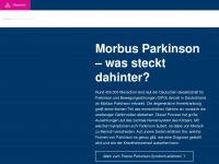 parkinsoninfo.de Webseite Vorschau