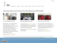 musictherapy.ch Webseite Vorschau