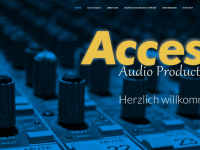 access-productions.ch Webseite Vorschau