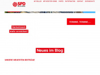 spd-huenxe.de Webseite Vorschau