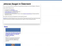 jehovas-zeugen.at Webseite Vorschau