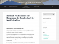 bahai-studien.de Webseite Vorschau