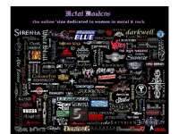 metalmaidens.com Webseite Vorschau