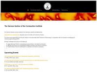 combustioninstitute.de Webseite Vorschau