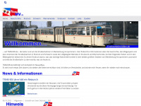 tram-mv.de Webseite Vorschau