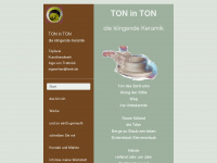 keramik-inga.de Webseite Vorschau