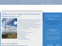 segel-verein-svsn.de Webseite Vorschau