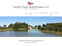 yachtclubostenmeer.de Webseite Vorschau