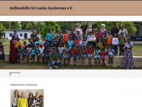 srilankahilfecelle.de Webseite Vorschau
