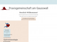 praxis-am-gauss-wall.de Webseite Vorschau