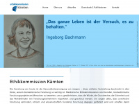 ethikkommission-kaernten.at Webseite Vorschau