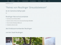reutlinger-bio-apfelsaft.de Webseite Vorschau