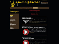 pommesgabel.de Webseite Vorschau
