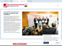 spd-bingum.de Webseite Vorschau