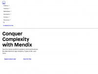 mendix.com Webseite Vorschau