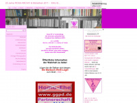 rosa-archiv.de Webseite Vorschau