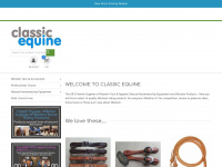 classicequine.co.uk Webseite Vorschau