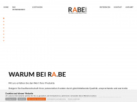 rabe-feinblechbearbeitung.de Webseite Vorschau
