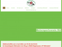 msv-roehrsdorf.de Webseite Vorschau