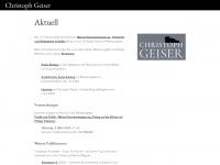christophgeiser.ch Webseite Vorschau