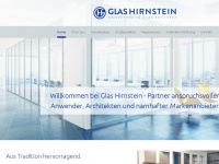 glas-hirnstein.de Webseite Vorschau