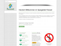 spargeldorf-kessel.de Webseite Vorschau