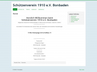 sv-bonbaden.de Webseite Vorschau