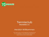 tennisclub-rheinboellen.de Webseite Vorschau