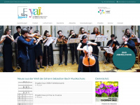 bach-musikschule.at Webseite Vorschau